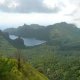 72- La baie de Hatiheu vue des sommets 